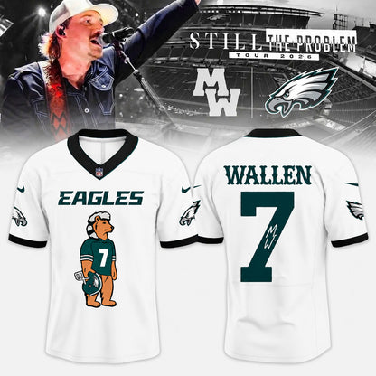 Philadelphia Eagles X Morgan Wallen Still The Problem Tour 2026 Jersey