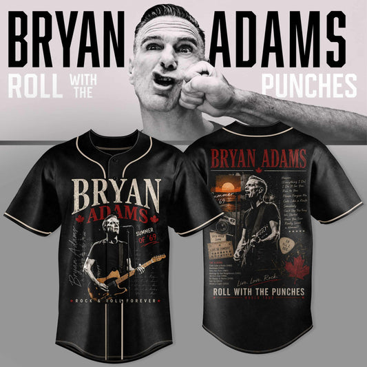 .BRYAN ADAMS – ROLL WITH THE PUNCHES TOUR JERSEY 4