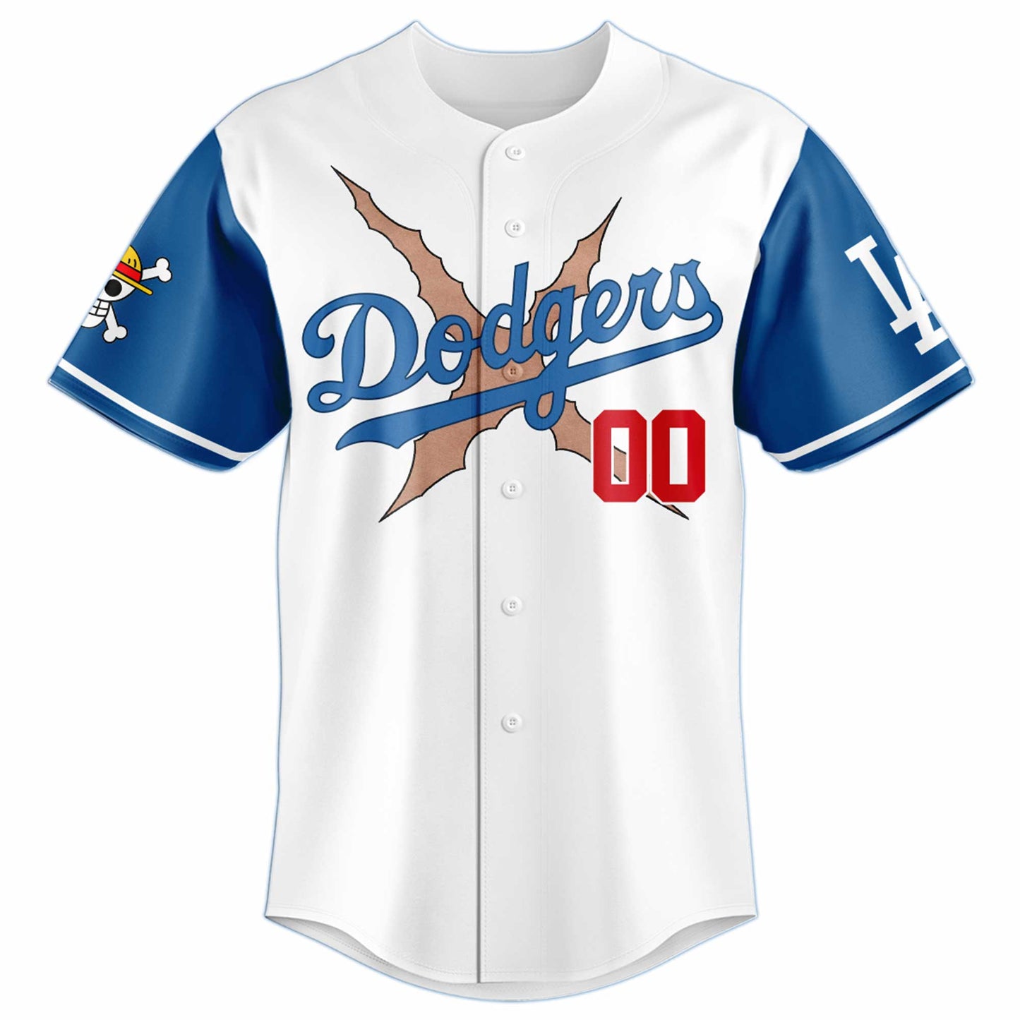 LA Straw Hat Limited Editon Baseball Jersey – Blue Edition V2