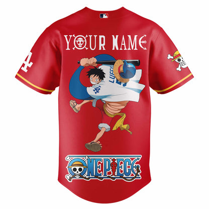 LA Straw Hat Limited Editon Baseball Jersey – Red Edition