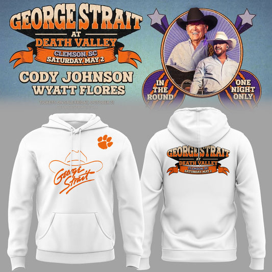 G.Strait 2026 “One-Night Only” Concert at Clemson Memorial Stadium 🤠🎸🐾Hoodie