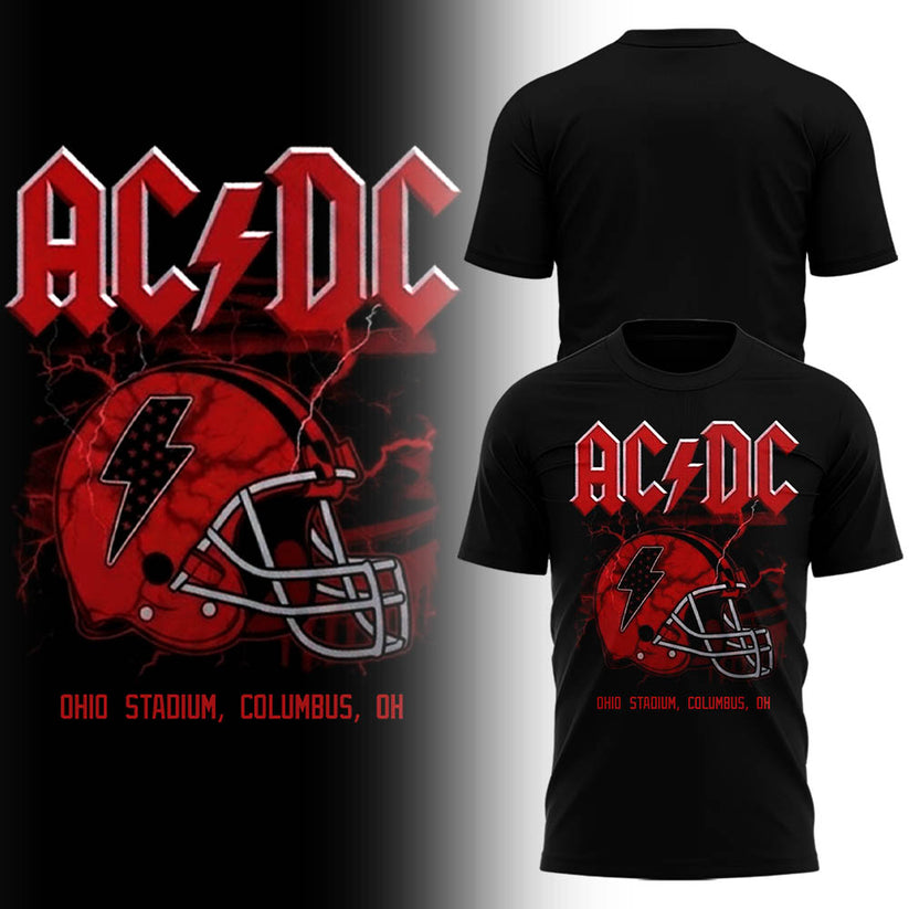 Limited Edition POWER UP Tour 2026 At Ohio Stadium T-Shirt