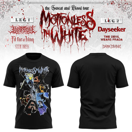 Limited Edition The Sweat & Blood Tour 2026 Tshirt 10