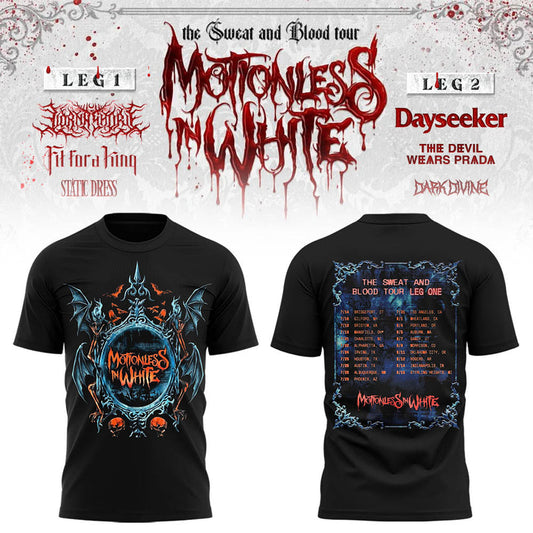 Limited Edition The Sweat & Blood Tour 2026 Tshirt 2