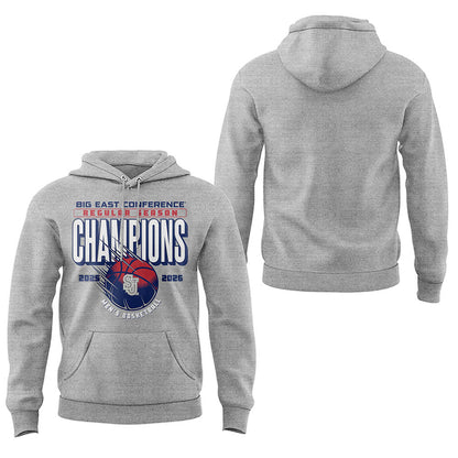 Limited St. John’s Men’s Basketball Back to Back BIG EAST Regular Season Champions Hoodie