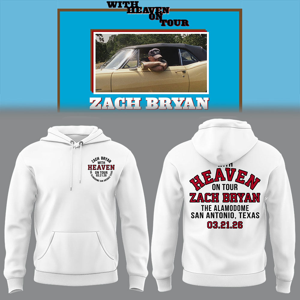 Limited Zach “With Heaven On Tour 2026.” in The Alamodome Hoodie-LL260322002
