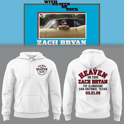 Limited Zach “With Heaven On Tour 2026.” in The Alamodome Hoodie-LL260322002