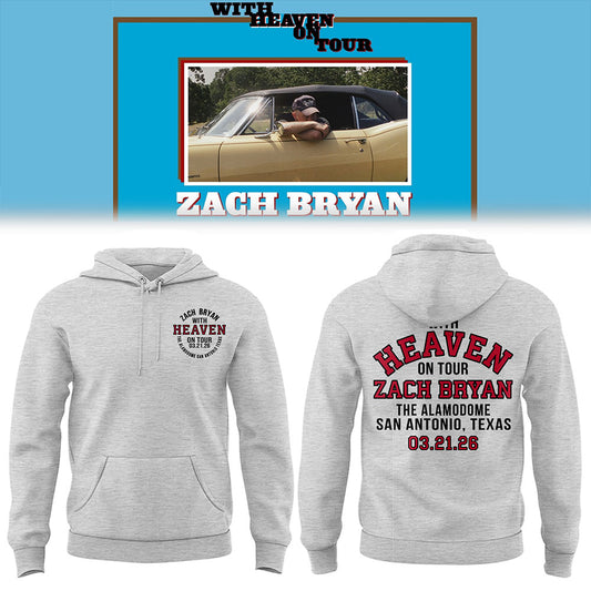 Limited Zach “With Heaven On Tour 2026.” in The Alamodome Hoodie-LL260322004