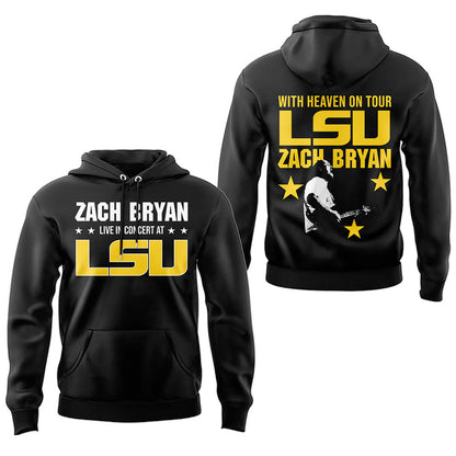 Limited Zach “With Heaven On Tour 2026.” at LSU Hoodie-LL260328006
