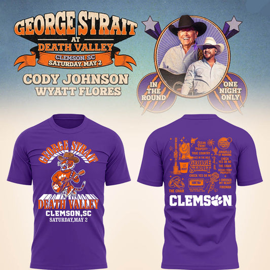 G.Strait 2026 “One-Night Only” Concert at Clemson Memorial Stadium 🤠🎸🐾Shirt