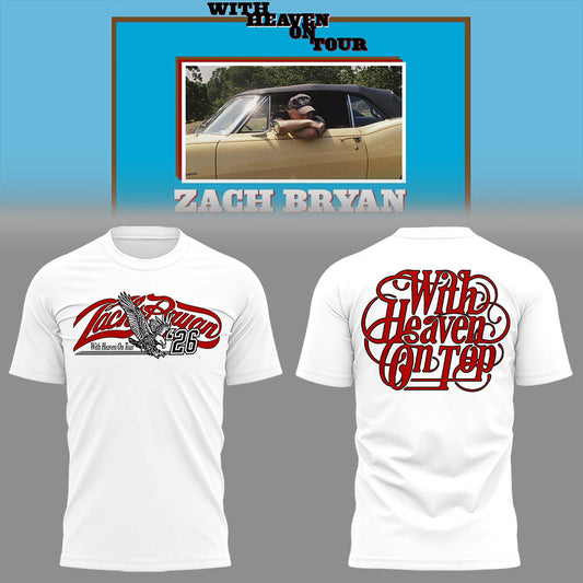 Limited Zach “With Heaven On Tour 2026.” TShirt-LL260504003