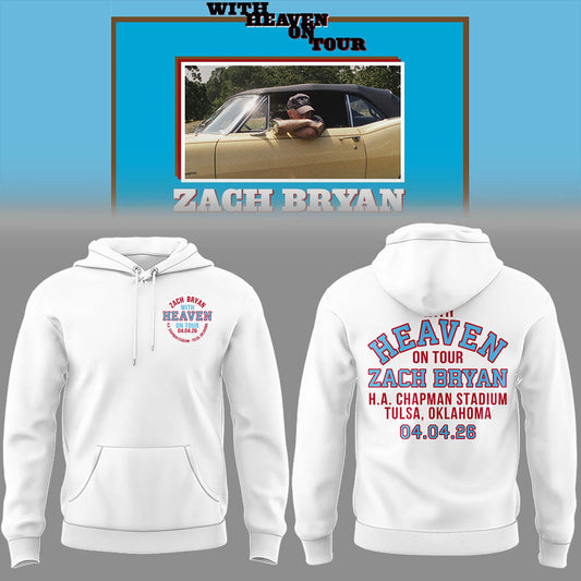 Limited Zach “With Heaven On Tour 2026.” at H.A. Chapman Stadium Hoodie-LL260504005