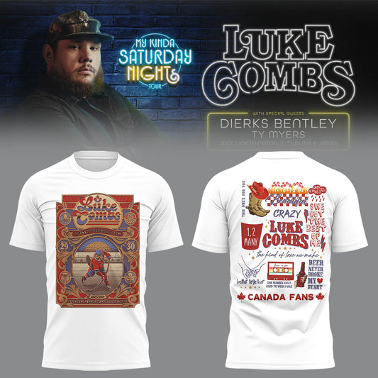 Limited Edition “My Kinda Saturday Night Tour” at Montréal Tshirt