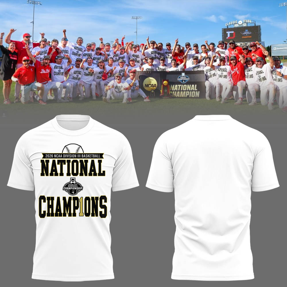 Big Red 2026 Division III Baseball National Champions ⚾🏆Shirt