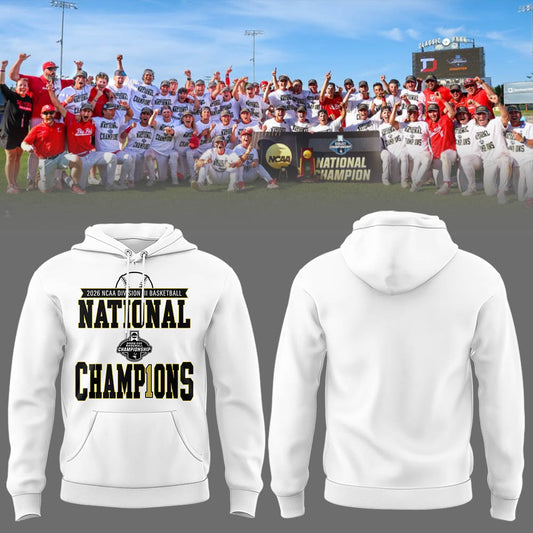 Big Red 2026 Division III Baseball National Champions ⚾🏆 Hoodie