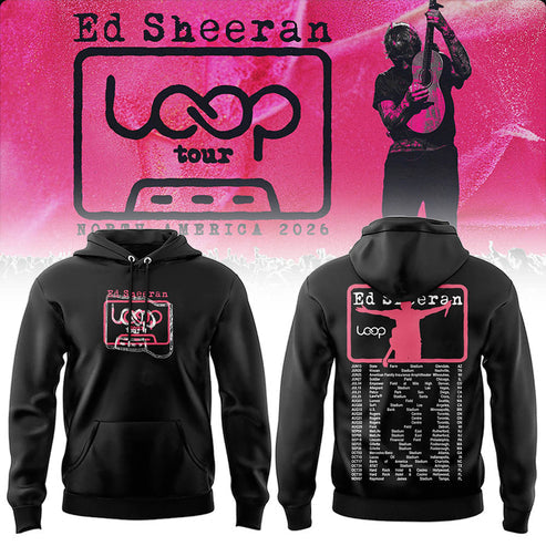 Ed Sheeran “North American Loop Tour 2026” Hoodie 11