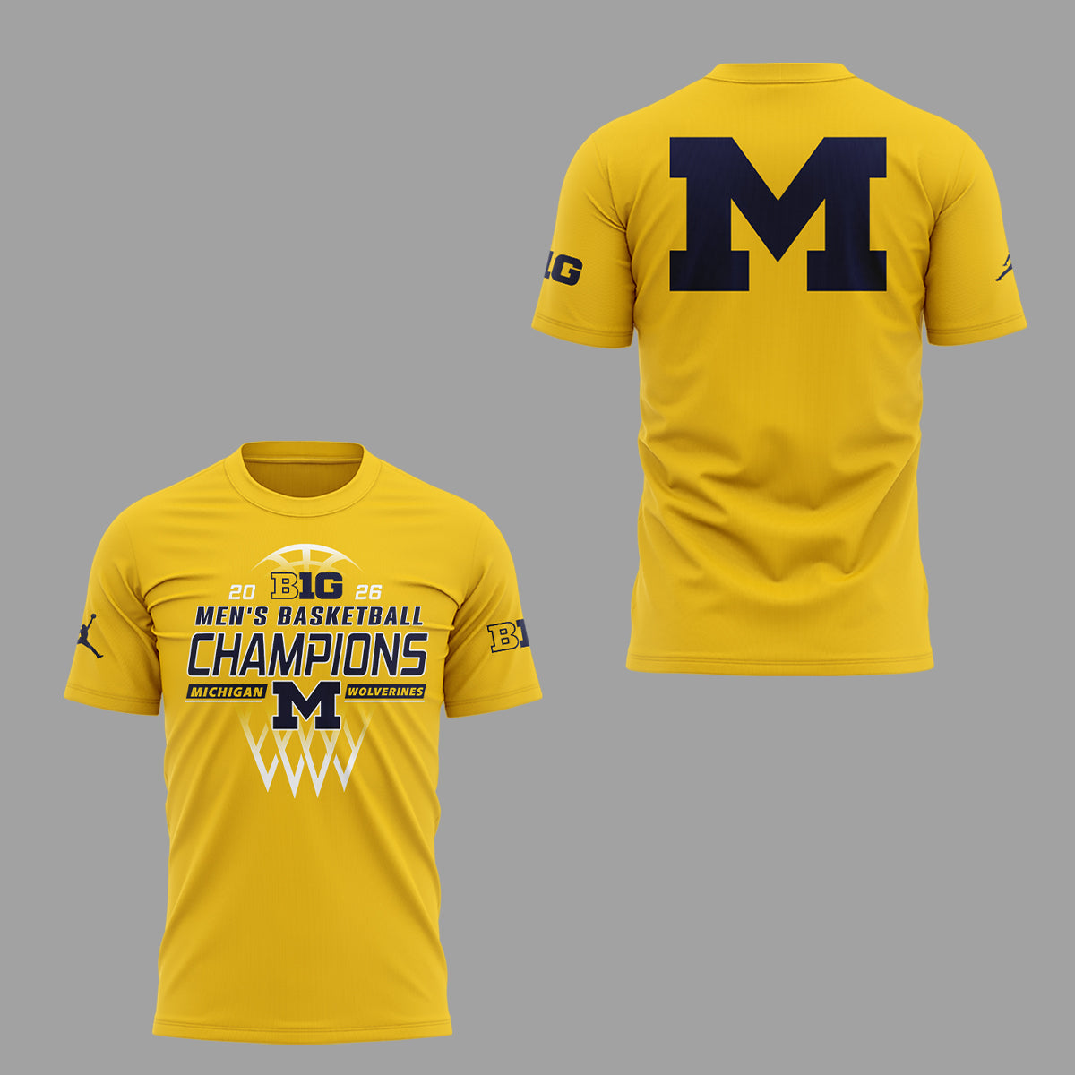 Limited Edition Michigan B10 MBB Champions Shirt-ND03092608