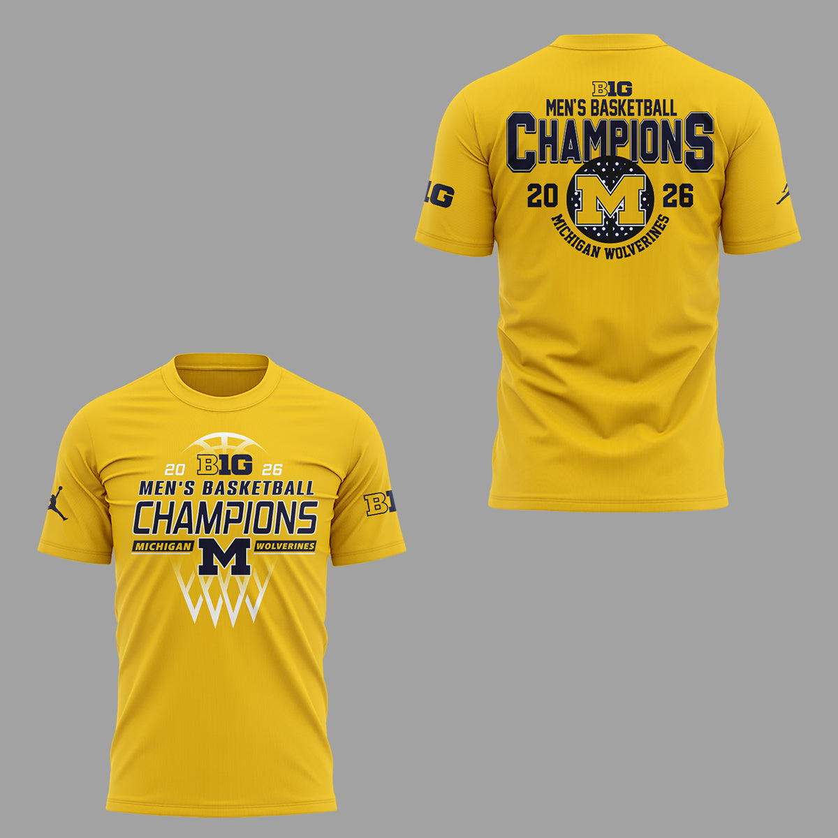 Limited Edition Michigan B10 MBB Champions Shirt-ND03092611