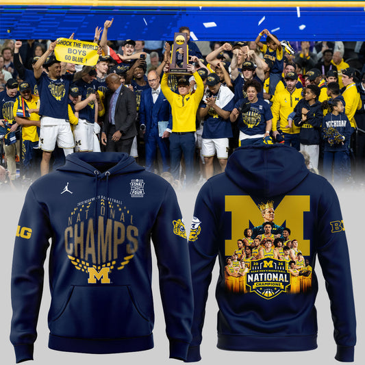 NCAA Basketball x Michigan Champions 2026 Limited Edition Hoodie