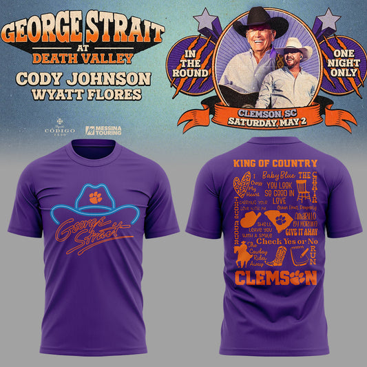 G.Strait 2026 “One-Night Only” Concert at Clemson Memorial Stadium 🤠🎸🐾Shirt