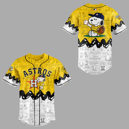 Astros x Peanuts Night ⚾🐶 Jersey