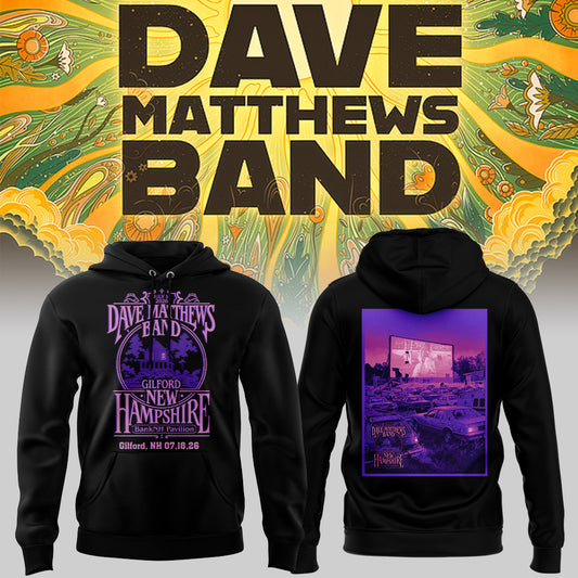 Dave Matthews Band - Limited Edition Summer Tour 2026 At Gilford Hoodie 2