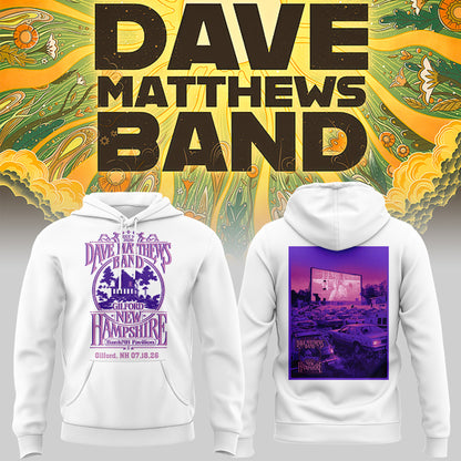 Dave Matthews Band - Limited Edition Summer Tour 2026 At Gilford Hoodie 3