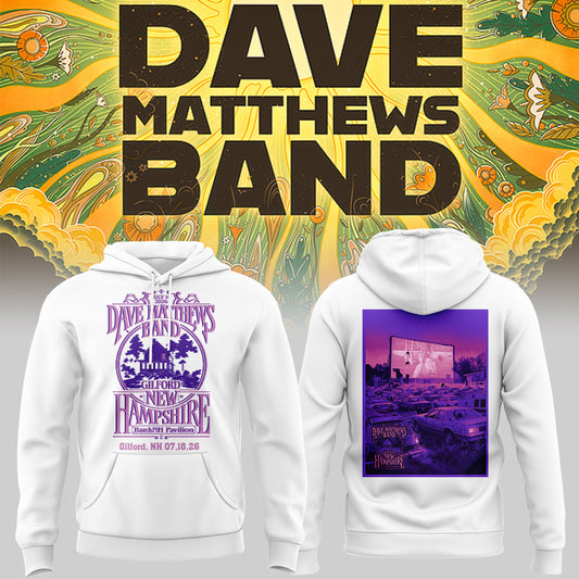Dave Matthews Band - Limited Edition Summer Tour 2026 At Gilford Hoodie 3