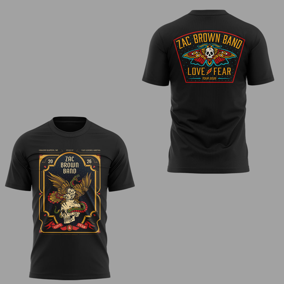 Limited Edition Love & Fear Tour Shirt 6