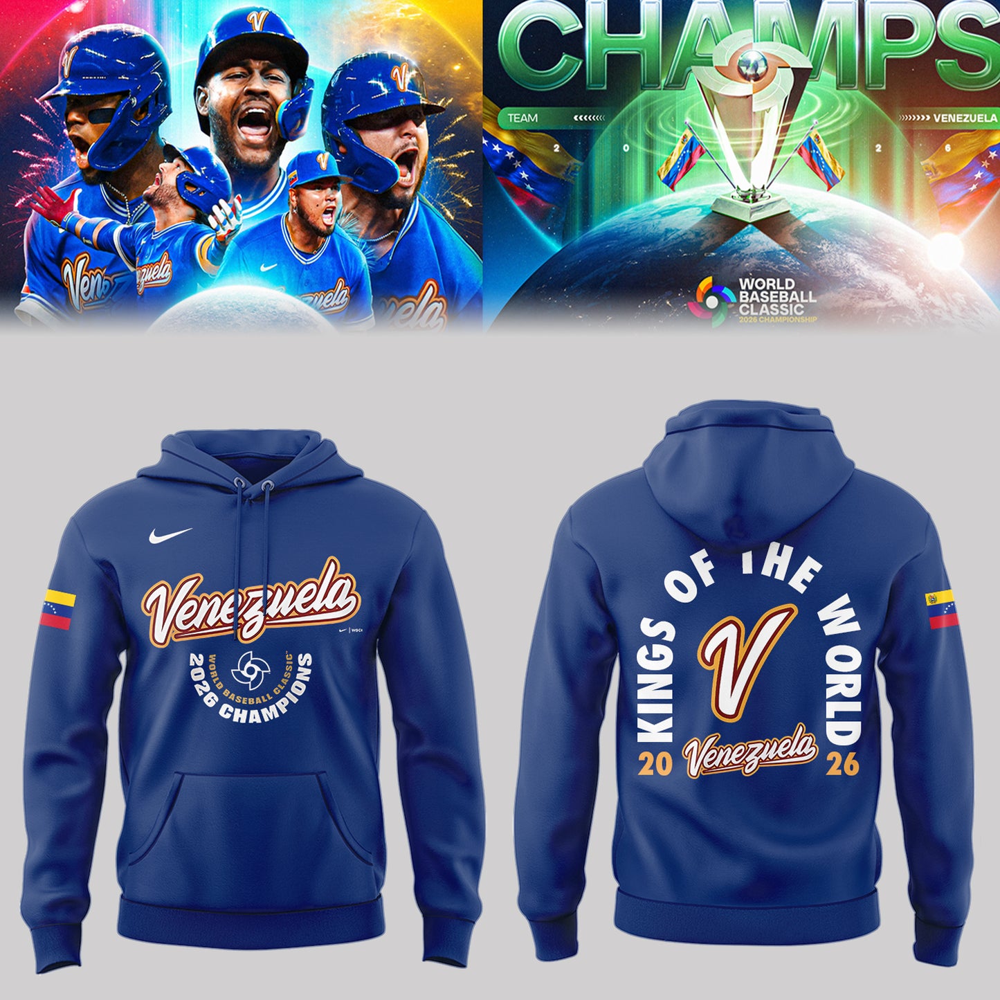 Limited Edition World Baseball Classic Champions 🏆⚾ Hoodie