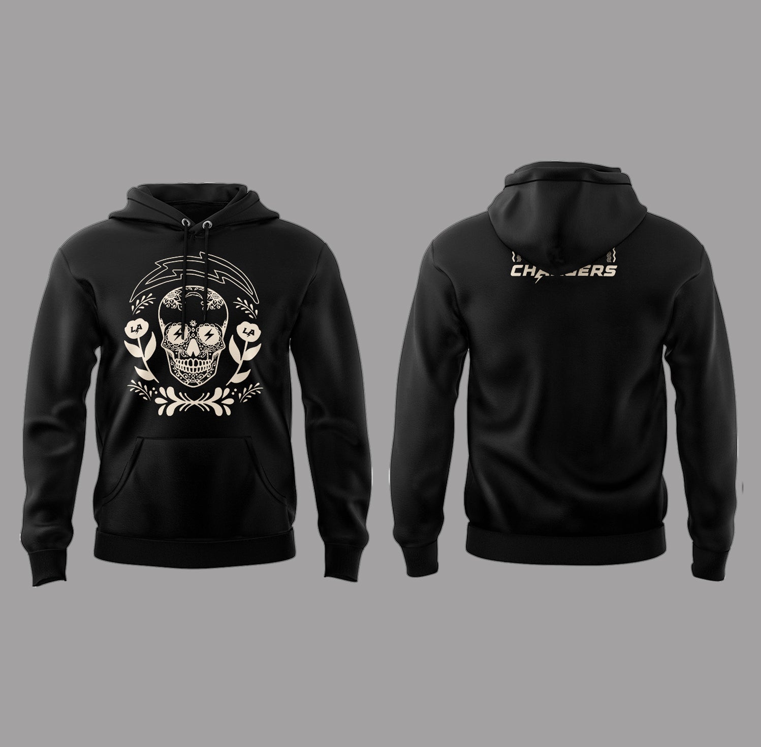 Limited Edition Chargers Bolt Up Hoodie-PA073125008