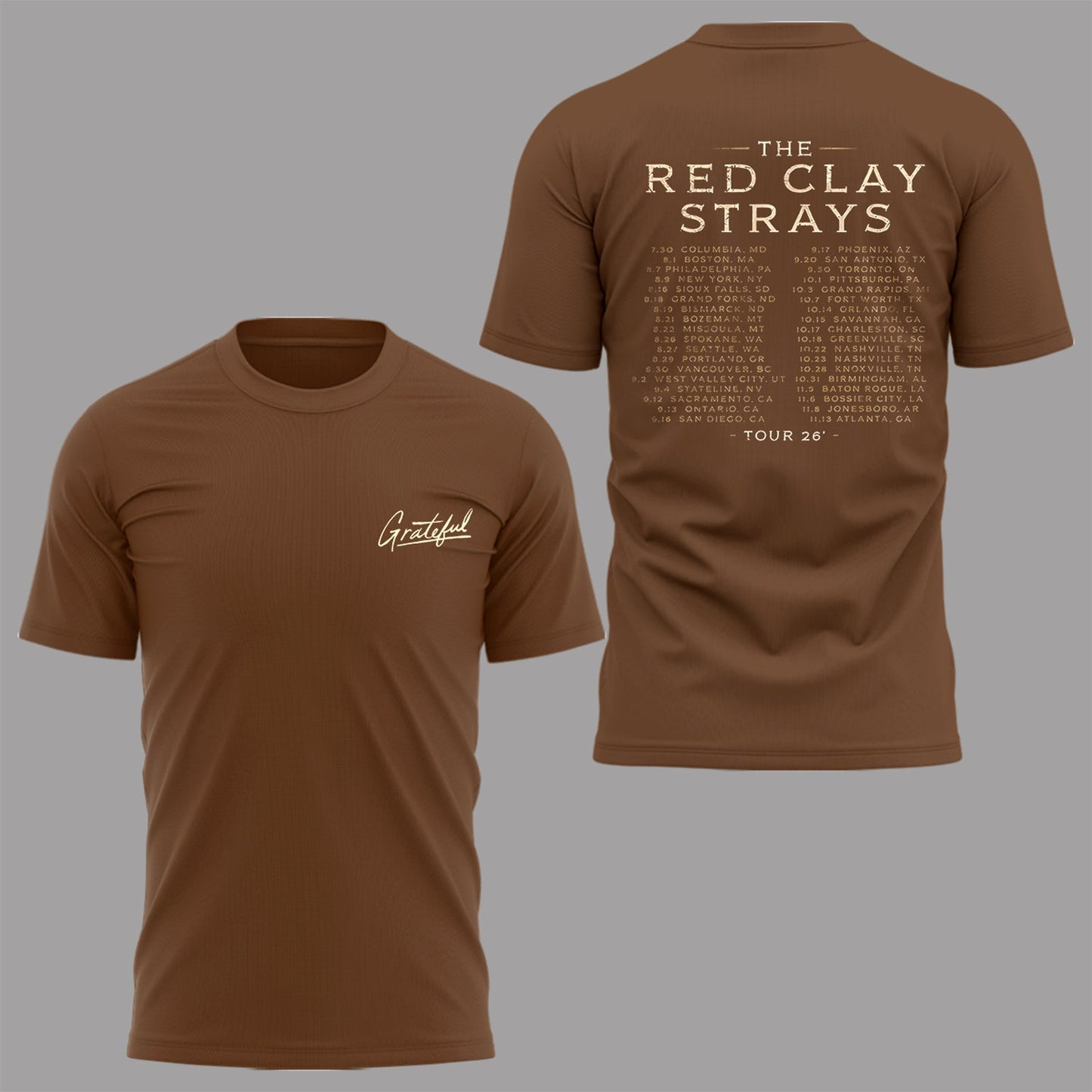 Limited Edition The Grateful Tour Shirt