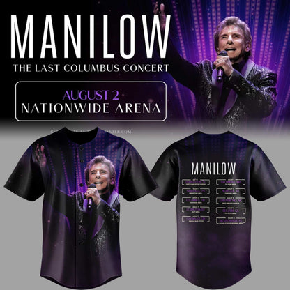 Limited Editon Barry Manilow The Last Columbus Concert Jersey-PA080326025