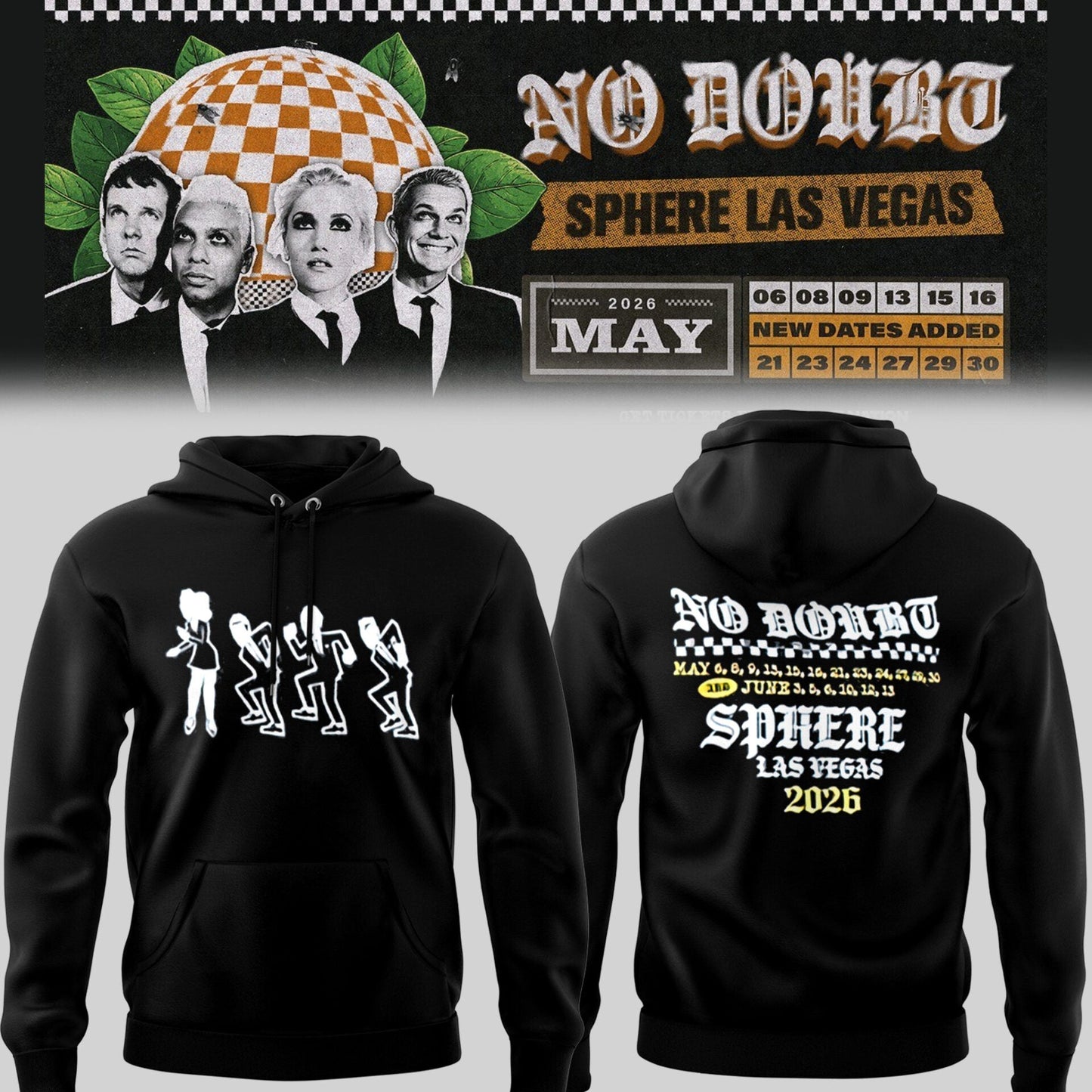 Limited Edition N. Doubt Live at Sphere 2026 Hoodie-PU26050710
