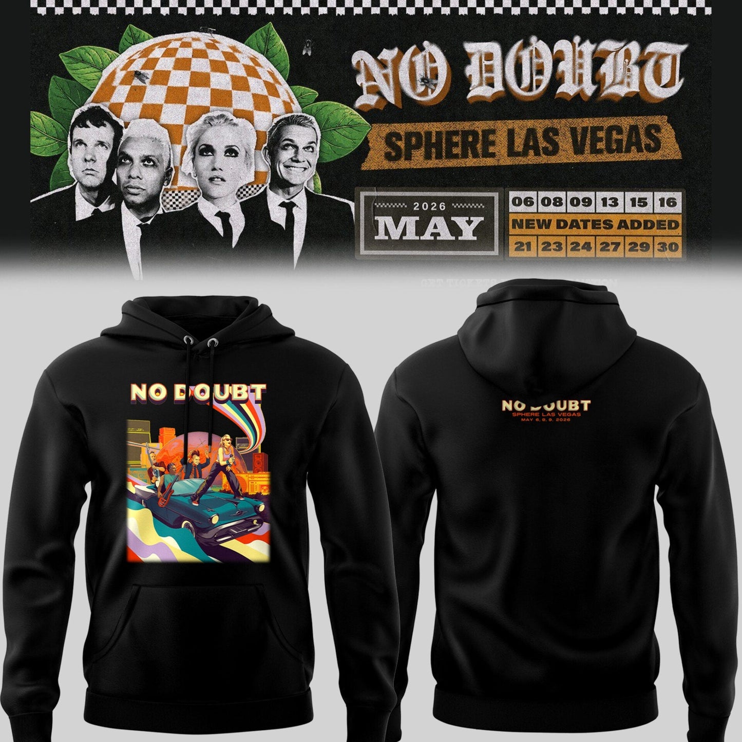 Limited Edition N. Doubt Live at Sphere 2026 Hoodie-PU26050714
