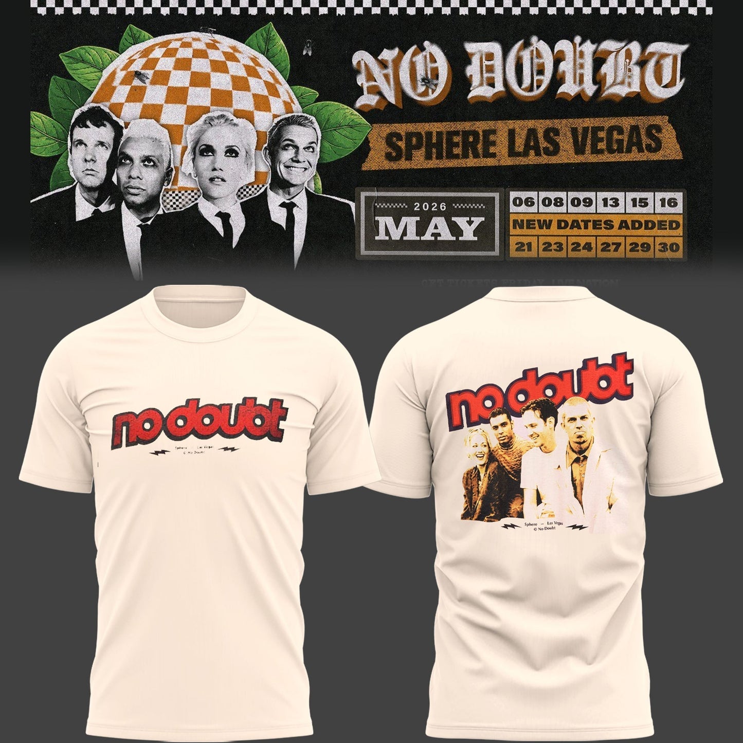 Limited Edition N. Doubt Live at Sphere 2026 Shirt-PU26050823