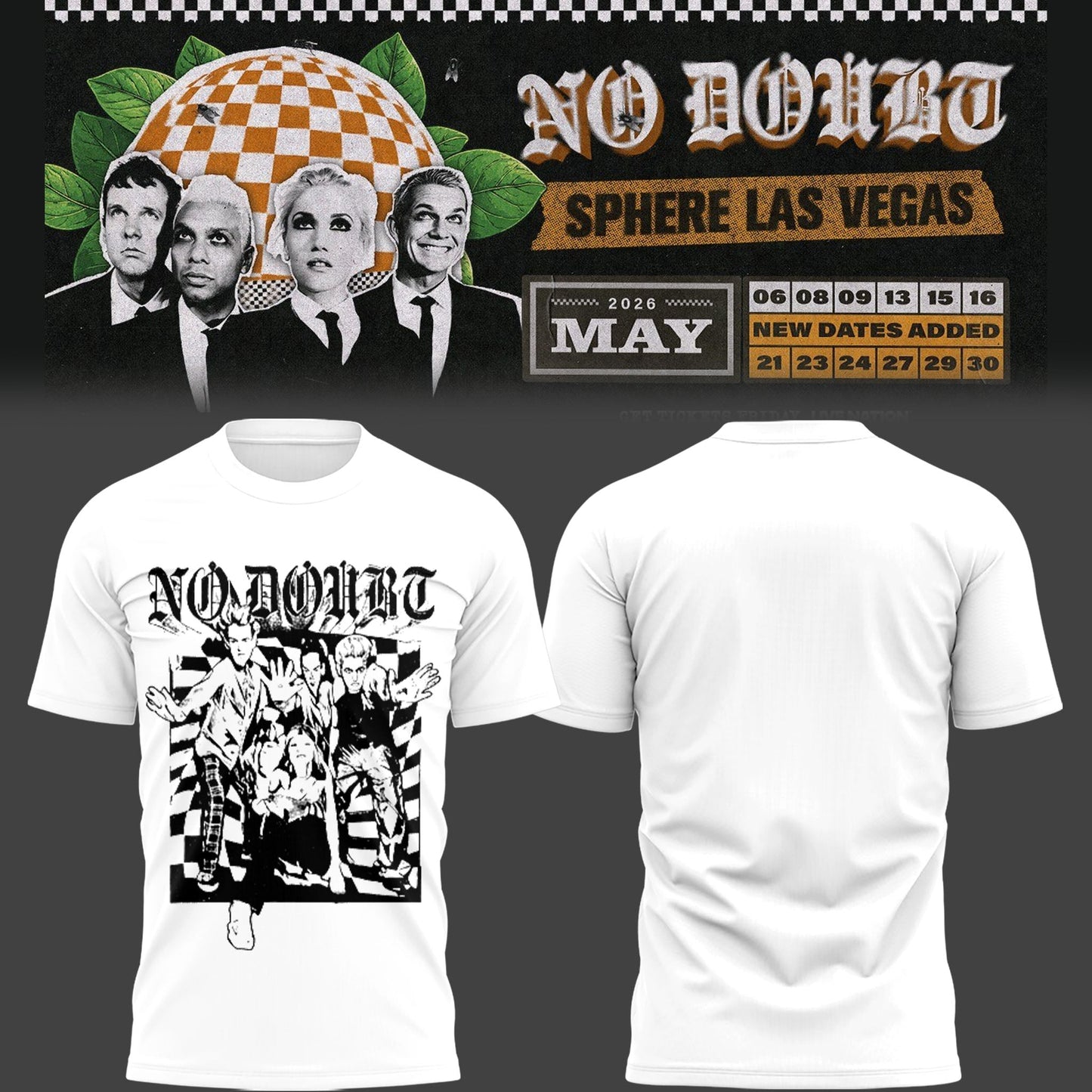 Limited Edition N. Doubt Live at Sphere 2026 Shirt-PU26050825