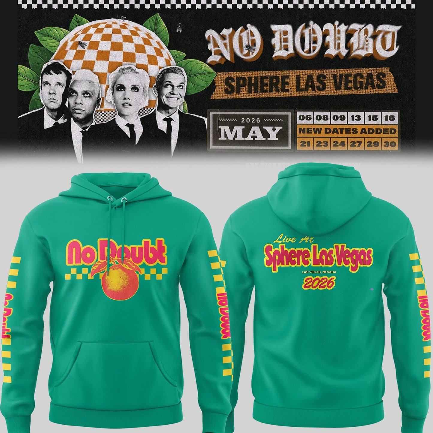 Limited Edition N. Doubt Live at Sphere 2026 Hoodie-PU26050829