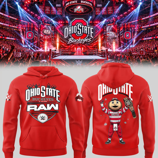 Limited Edition W.W.E Monday Night RAW At Schottenstein Center, Ohio Hoodie