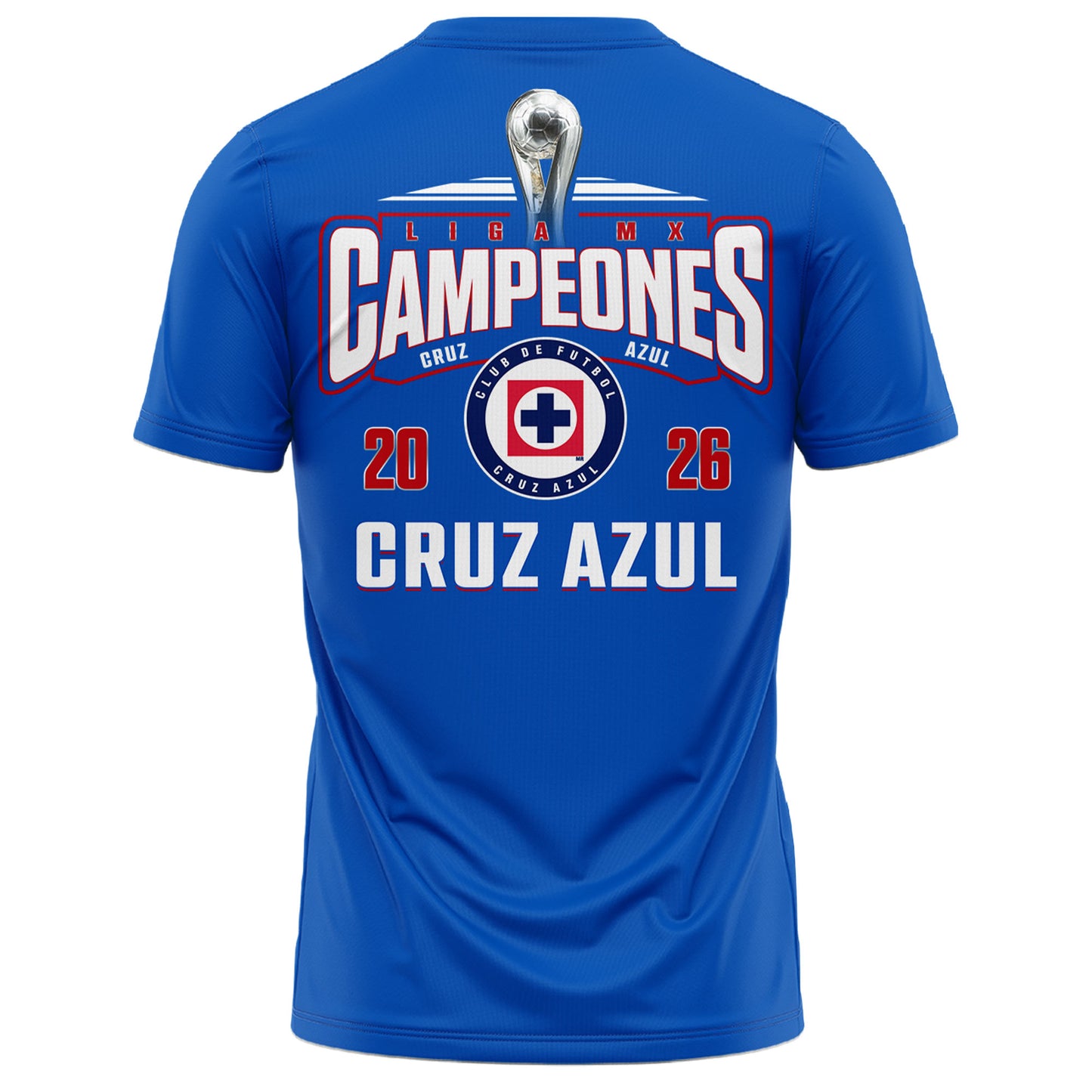 Cruz Azul 2026 Campeones Royal Blue TShirt