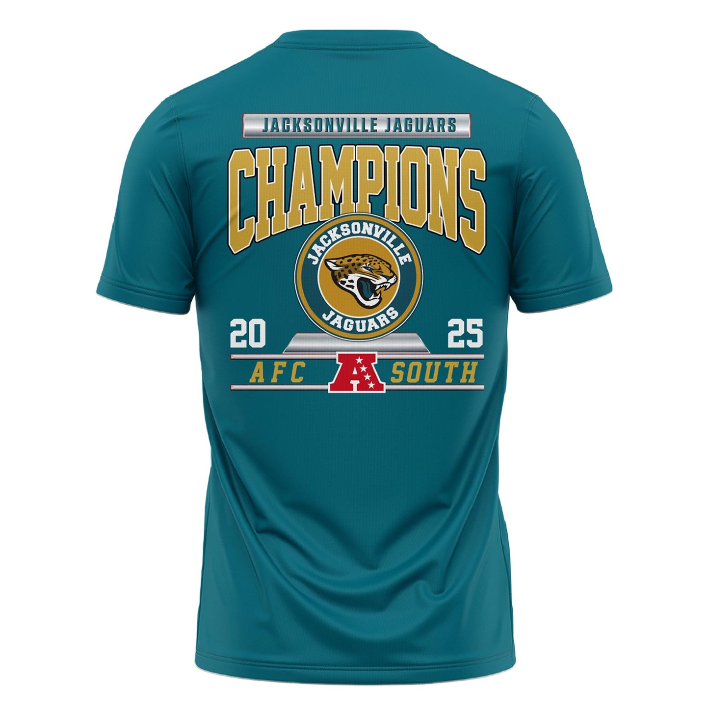 Jacksonville Jaguars 2025 AFC South Champions T-shirt
