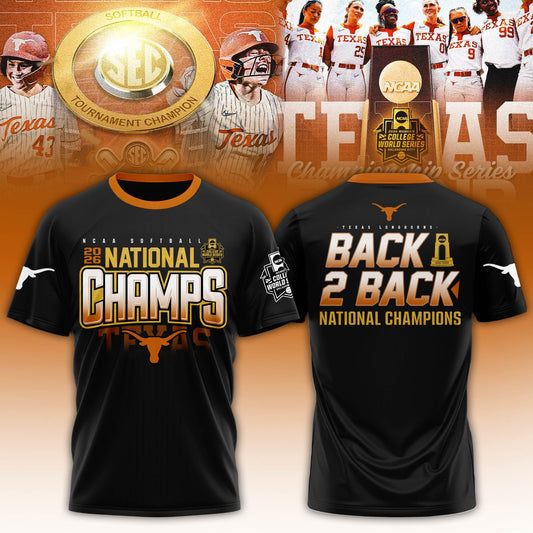 Texas Longhorns SoftBall Championship 2026 Women’s College World Series Tshirt