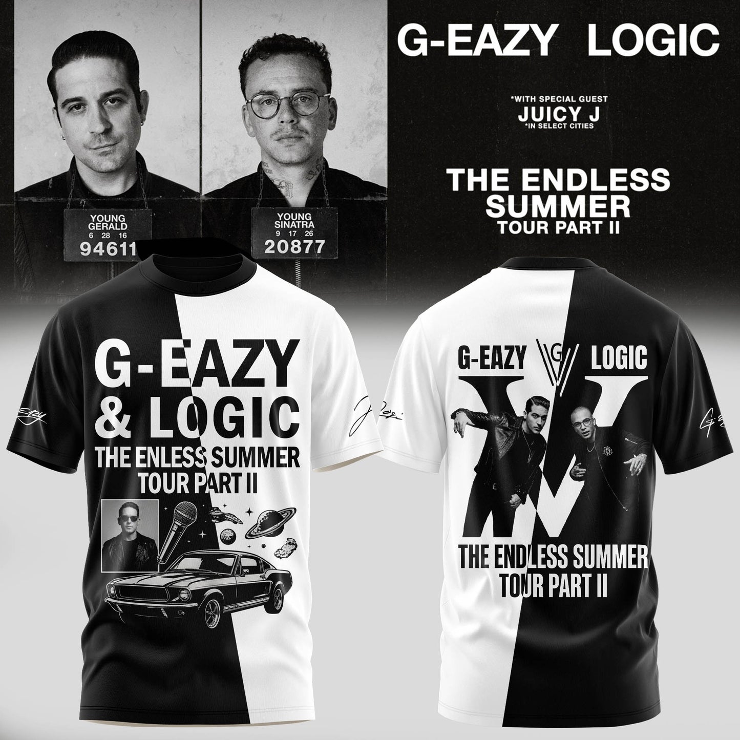 G-Eazy & Logic The Endless Summer Tour Part II Tee