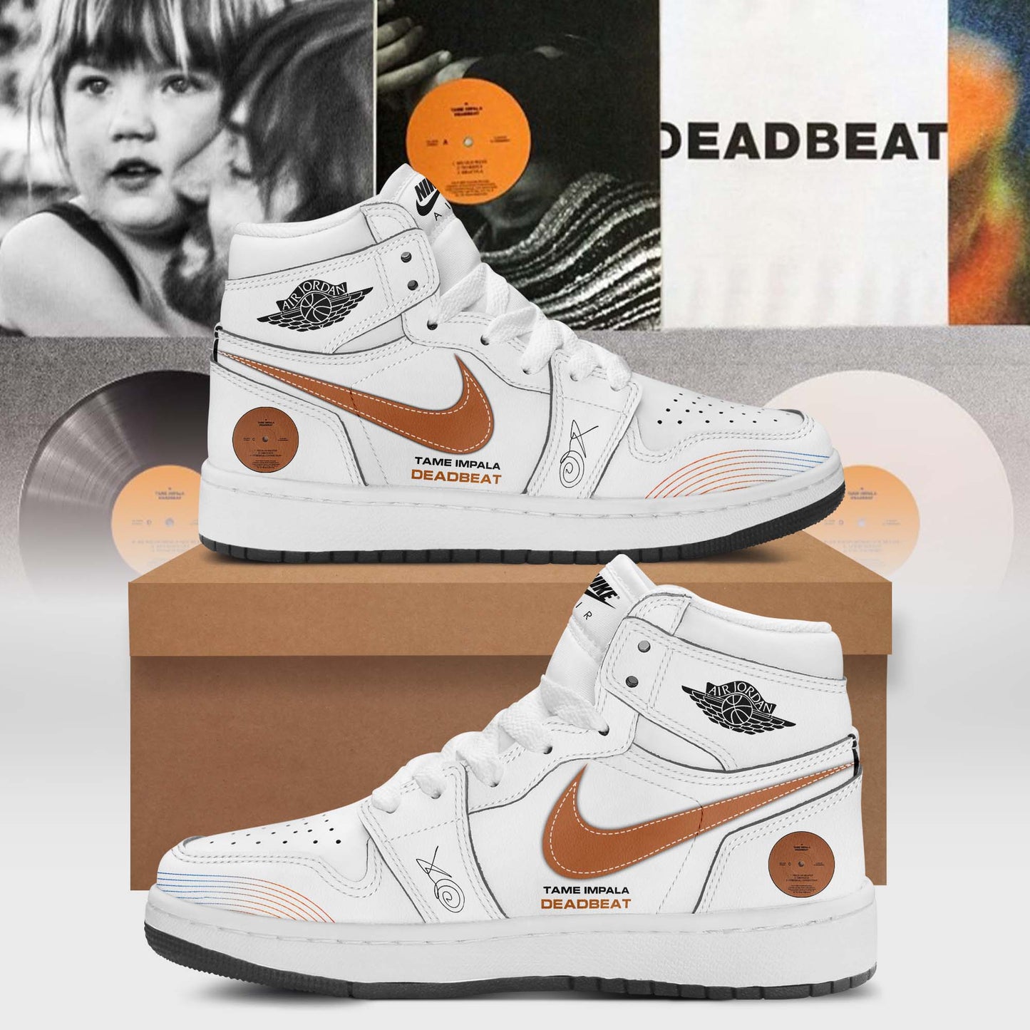 .Tame Impala “Deadbeat Tour” Shoes 10