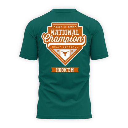 Limited Edition Longhorns 2026 Softball National Champions T-Shirt