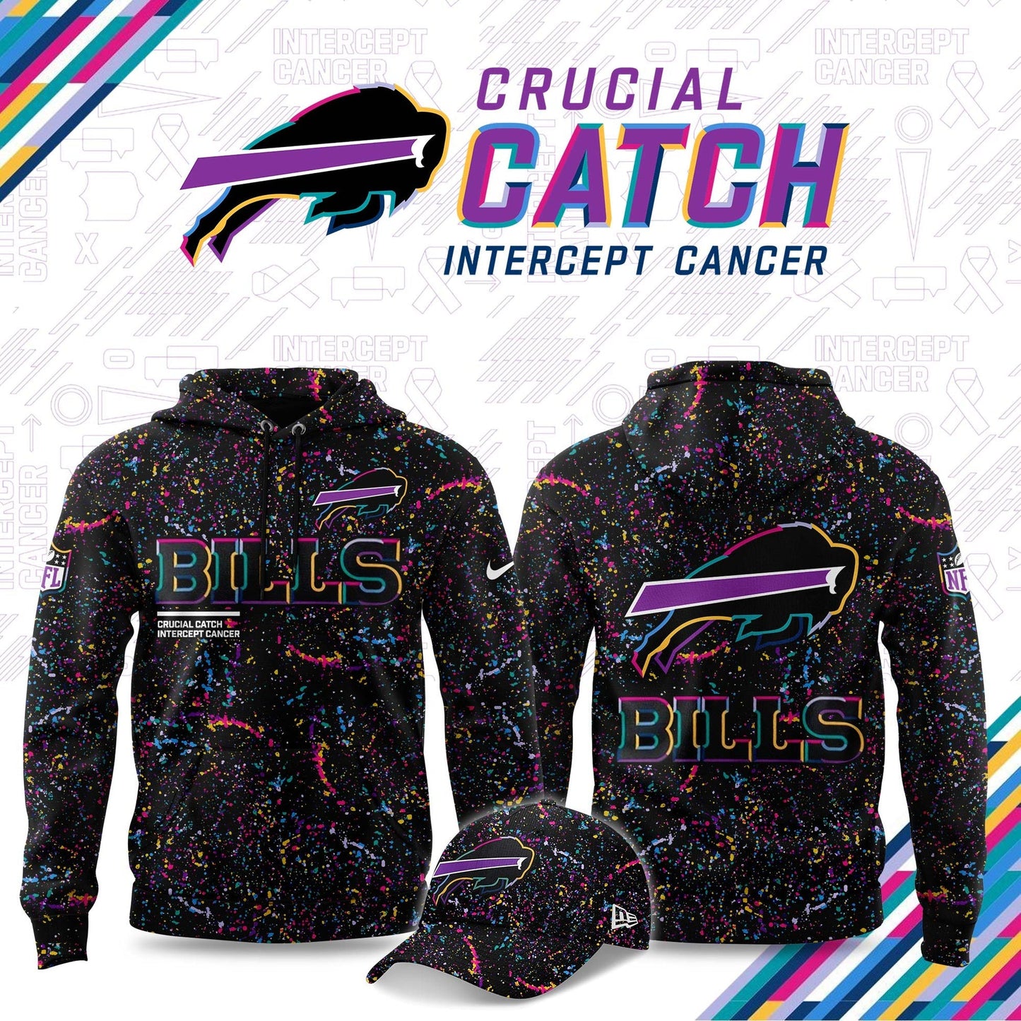 Buffalo Bills Crucial Catch 2025 Limited Hoodie