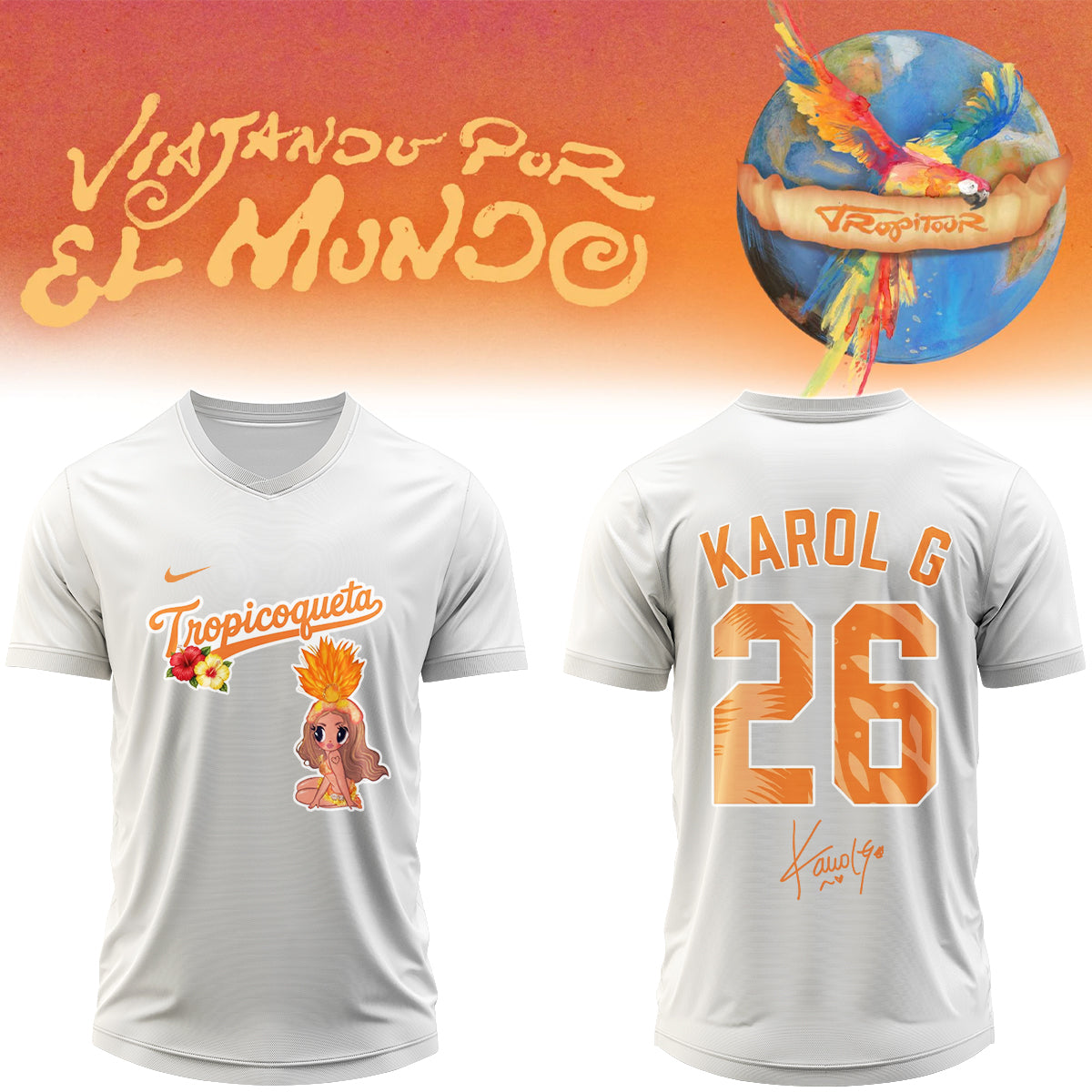 __,Karol G – “Nos Vamos de Tour”. Limited Edition Signature Jersey
