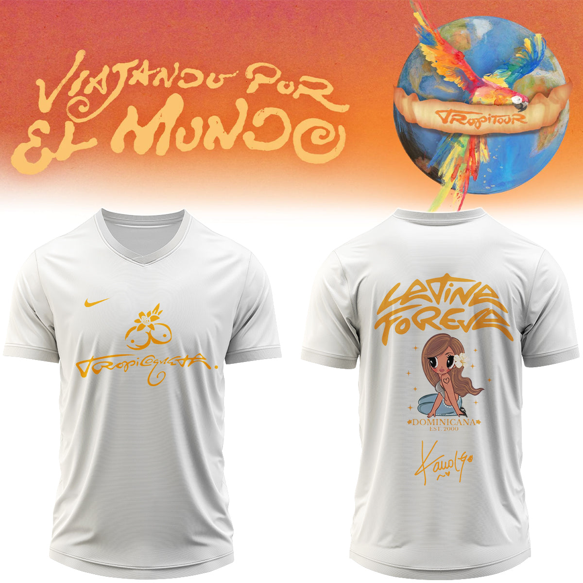 __,Karol G – “Nos Vamos de Tour”. Limited Edition Signature Jersey