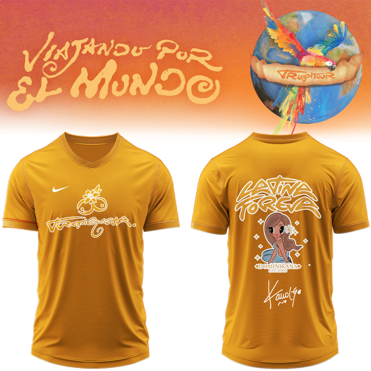 __,Karol G – “Nos Vamos de Tour”. Limited Edition Signature Jersey