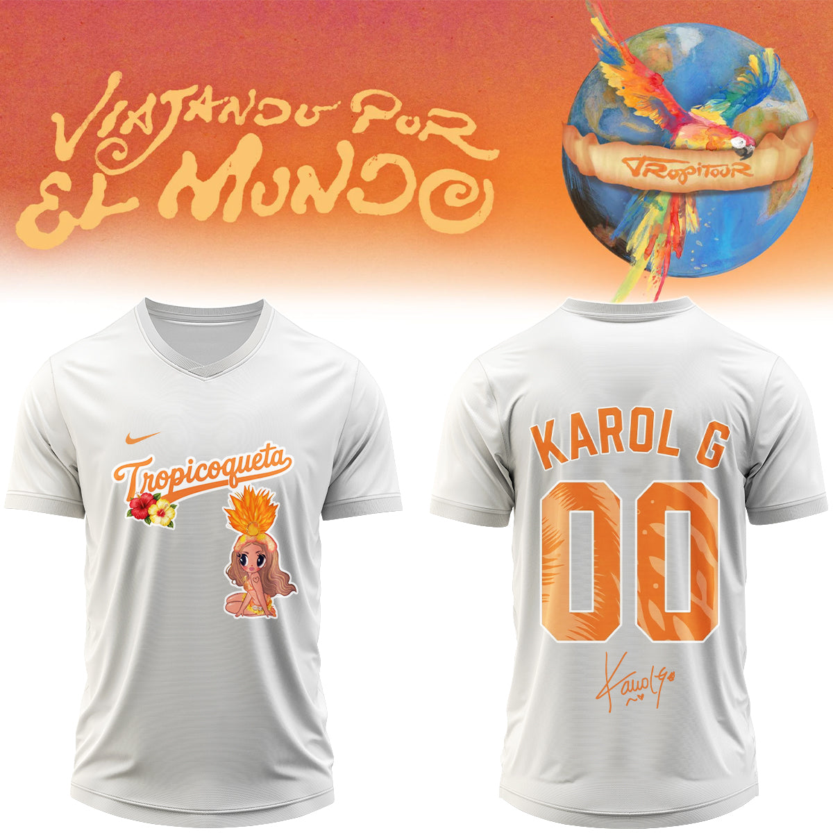 __,Karol G – “Nos Vamos de Tour”. Limited Edition Signature Jersey
